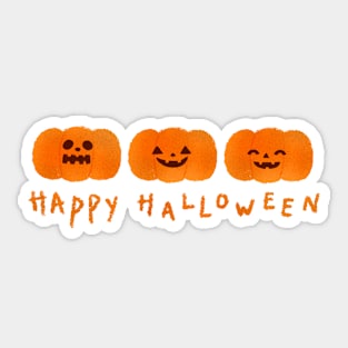 Happy Halloween 🎃 pumpkins Sticker